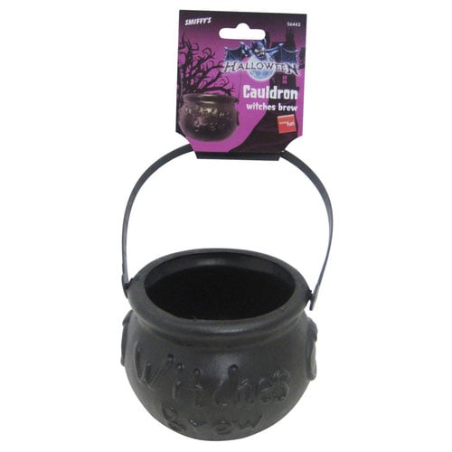 Witch's Brew Black Cauldron Halloween Prop Decoration 14cm Product Image