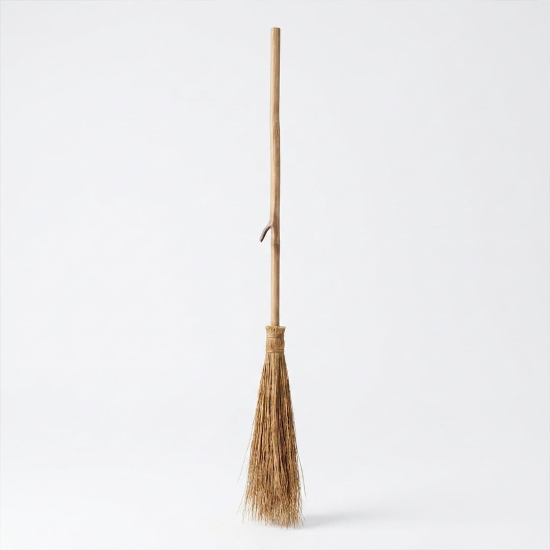 Witch's Broomstick Prop Halloween Fancy Dress Decoration 93cm View 2