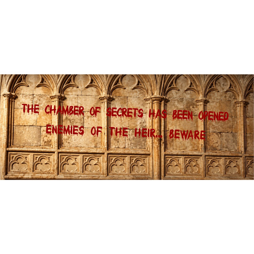 Wizard World Secret Chamber Design PVC Party Sign Decoration