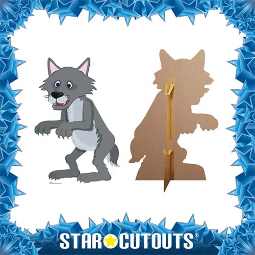 Wolf Little Red Riding Hood Fairy Tales Star Mini Cardboard Cutout 89cm Product Gallery Image