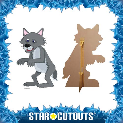 Wolf Little Red Riding Hood Fairy Tales Star Mini Cardboard Cutout 89cm Product Gallery Image