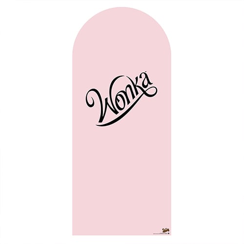 Wonka Blush Pink Single Backdrop Cardboard Cutout 185cm Product Gallery Image