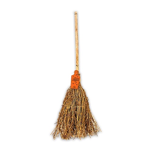Wooden Light Up Witch's Broomstick Halloween Prop Fancy Dress Decoration 1m Product Image