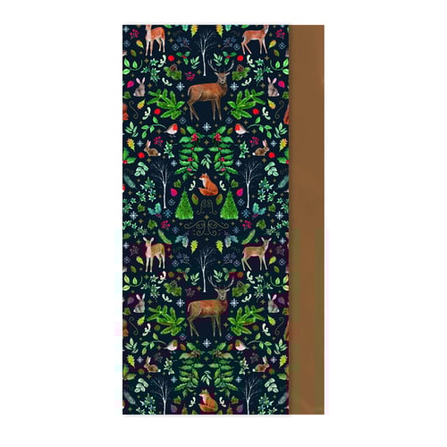 Woodland Animals Autumnal Tissue Gift Paper - Pack of 8