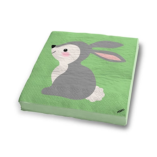 Woodland Animals Luncheon Napkins 3 Ply 33cm - Pack of 20 Product Gallery Image