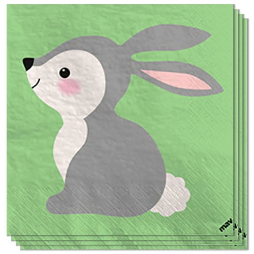 Woodland Animals Luncheon Napkins 3 Ply 33cm - Pack of 20 Product Gallery Image