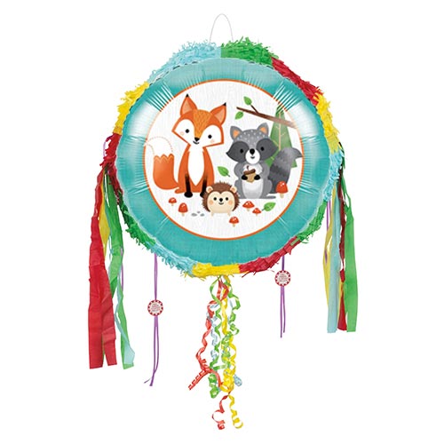 Woodland Animals Pull String Pinata Product Image