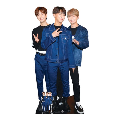 Woojin, Changbin and Lee Know K-Pop Lifesize Cardboard Cutout 171cm