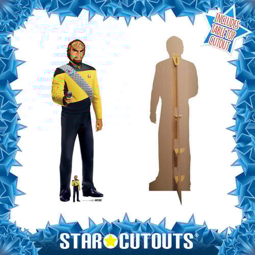 Worf Star Trek: The Next Generation Michael Dorn Lifesize Cardboard Cutout 193cm Product Gallery Image
