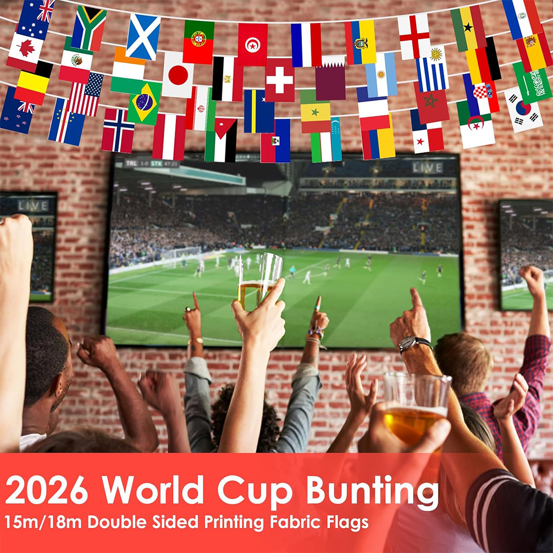World Cup 2026 48 Flag Team Bunting Banner 15m Product Gallery Image
