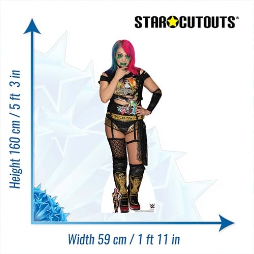 WWE Asuka Lifesize Cardboard Cutout 160cm Product Gallery Image