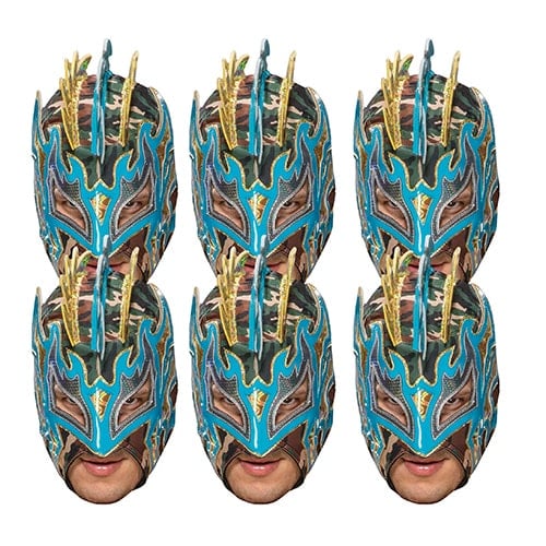 WWE Kalisto Cardboard Face Masks - Pack of 6 Product Image