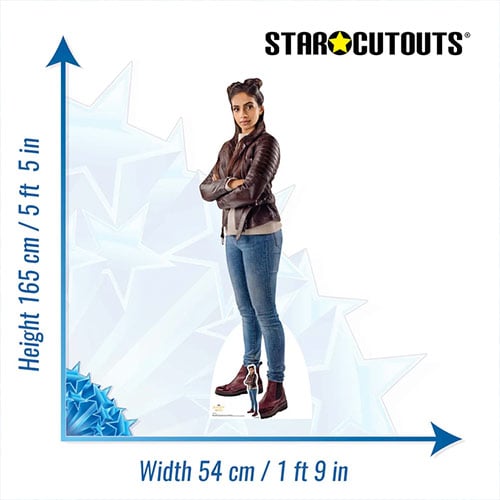 Yasmin Khan Doctor Who Mandip Gill Lifesize Cardboard Cutout 165cm Product Gallery Image