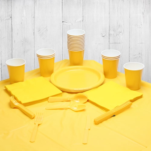 Yellow 14 Person Party Pack Product Image