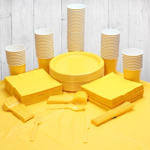 Yellow 90 Person Party Pack Product Image