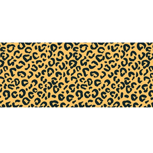 Yellow Leopard Animal Print PVC Personalised Party Sign Decoration Product Gallery Image