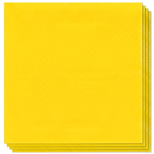 Yellow Luncheon Napkins 30cm 1Ply - Pack of 100 Product Image