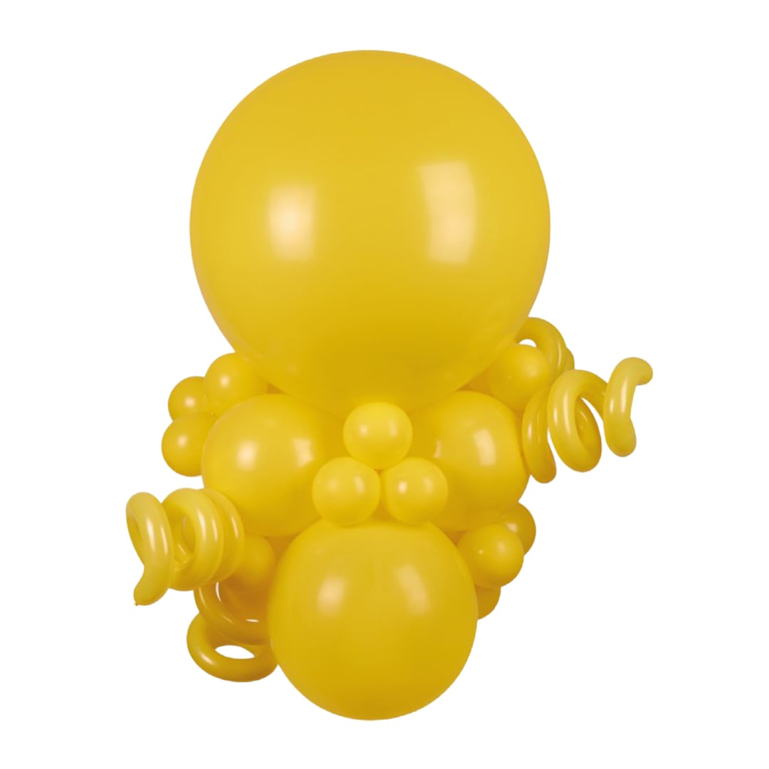 Yellow Modelling 260 Latex Balloons - Pack of 100 View 2