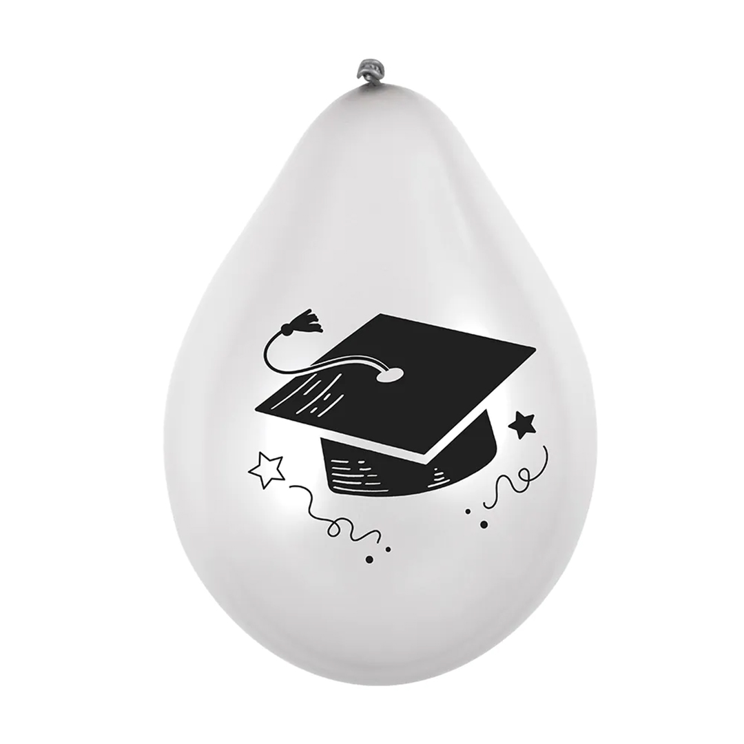 You Did It Graduation Air Fill Latex Balloons 25cm / 10 in - Pack of 6 Product Gallery Image