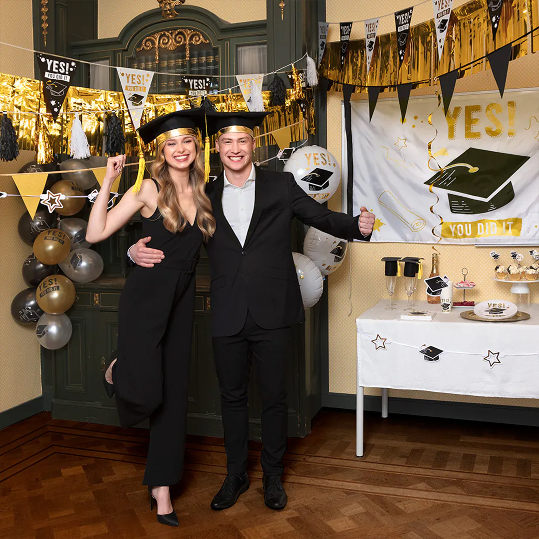 You Did It Graduation Air Fill Latex Balloons 25cm / 10 in - Pack of 6 Product Gallery Image