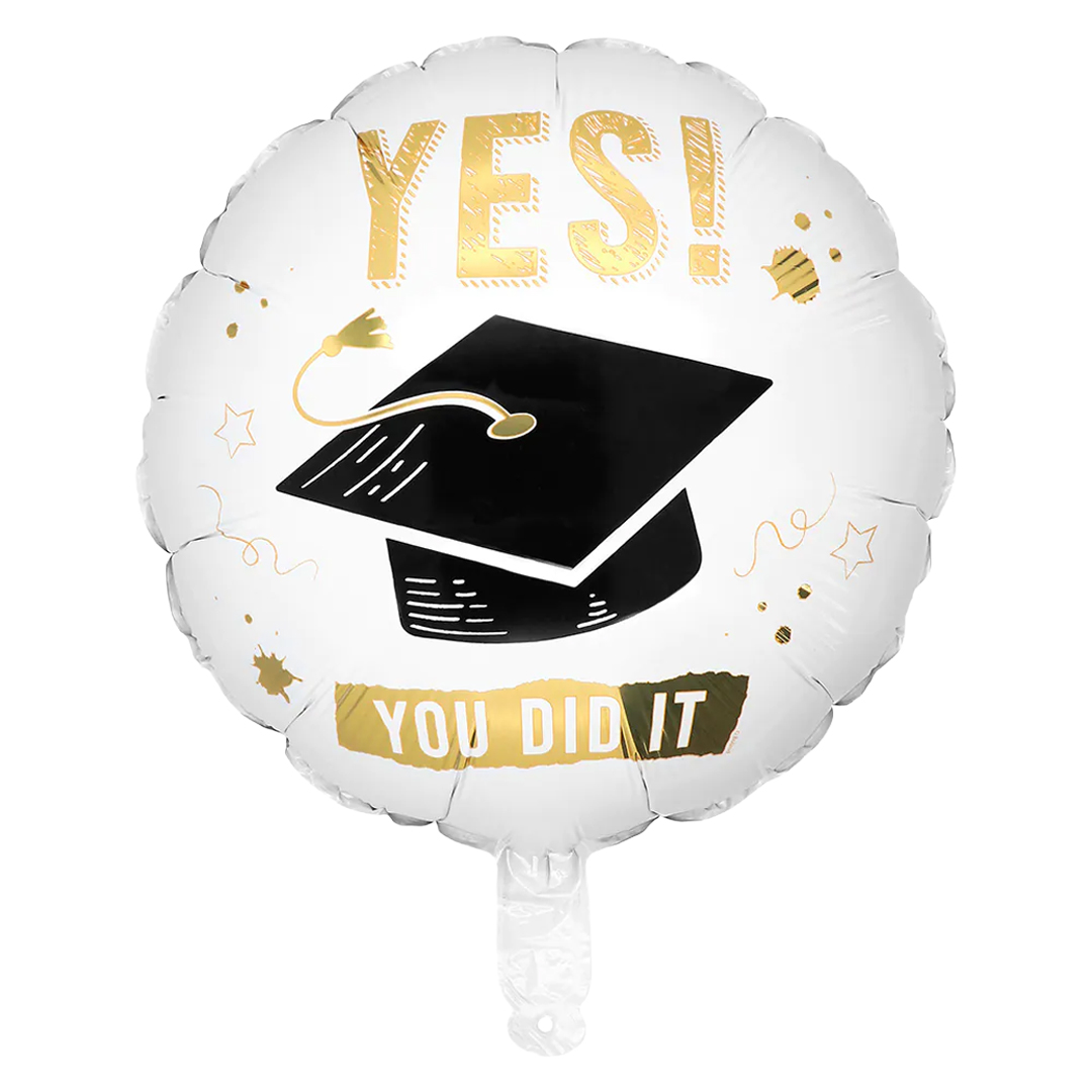 You Did It Graduation Round Foil Balloon 45cm / 18 in