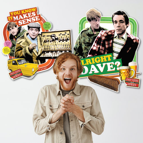 You Know It Makes Sense and Alright Dave Only Fools and Horses Wall Art Cardboard Cutouts - Pack of 2 Product Gallery Image