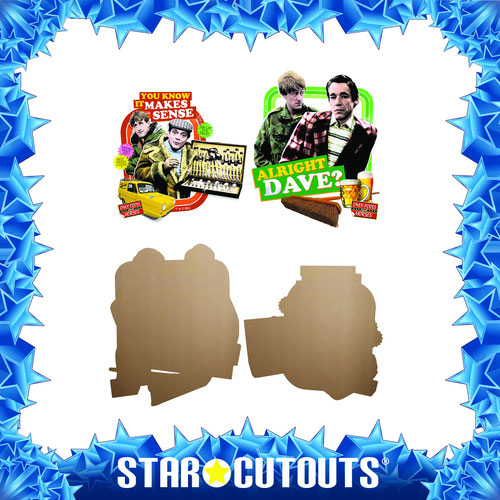 You Know It Makes Sense and Alright Dave Only Fools and Horses Wall Art Cardboard Cutouts - Pack of 2 Product Gallery Image