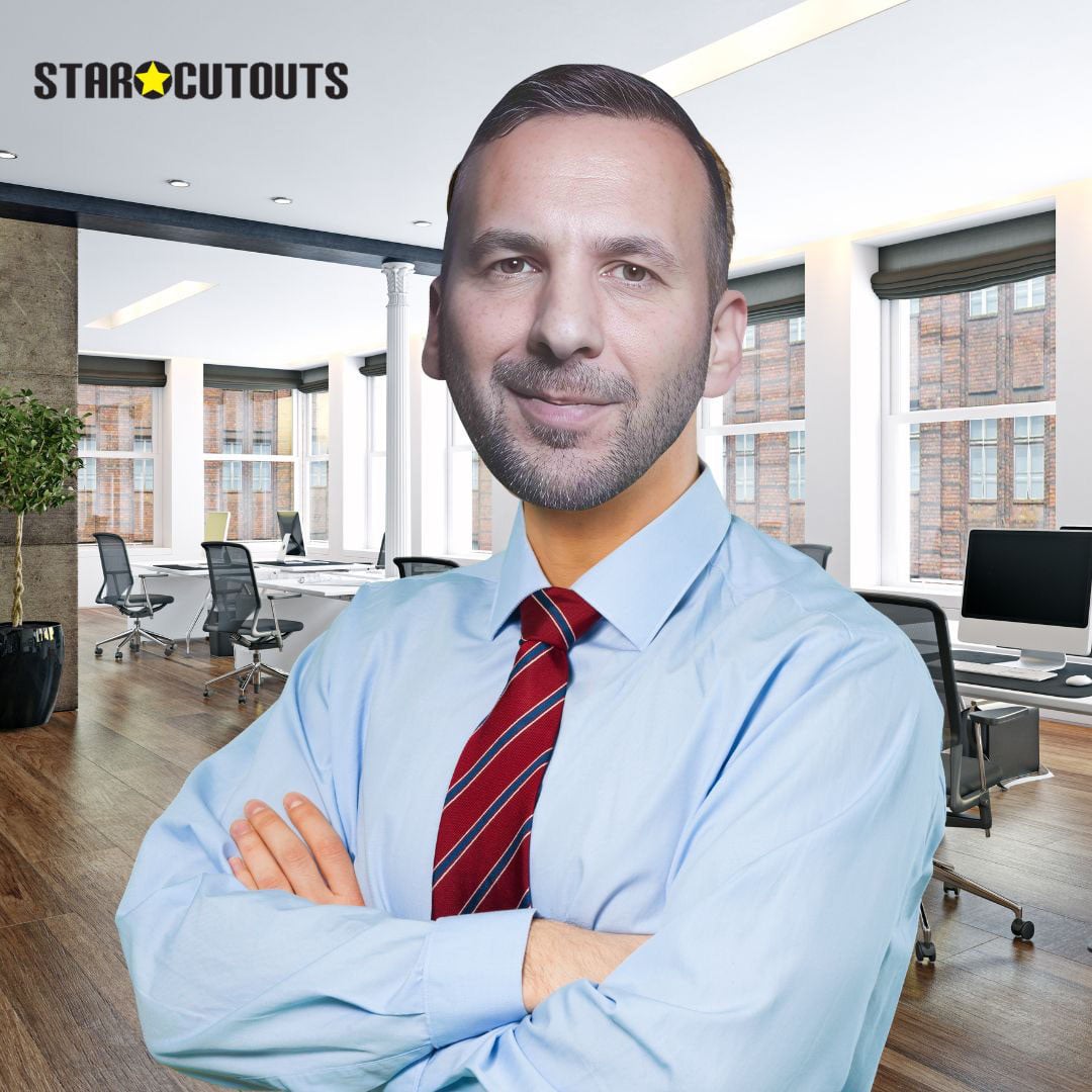Zack Polanski Cardboard Face Mask Product Gallery Image