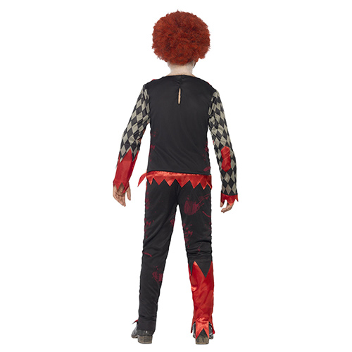 Zombie Clown Deluxe Fancy Dress Costume Kids Unisex Small - Age 4-6 Product Gallery Image