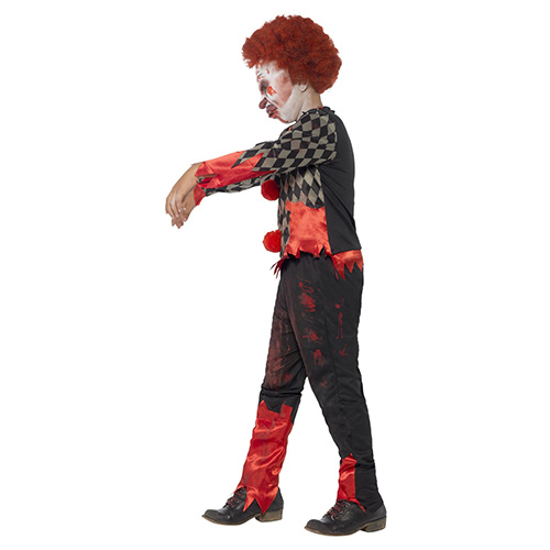 Zombie Clown Deluxe Fancy Dress Costume Kids Unisex Small - Age 4-6 Product Gallery Image