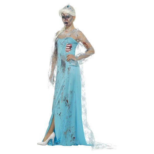 Zombie Froze to Death Blue Halloween Fancy Dress Costume Ladies Extra Small - UK 4-6 Product Gallery Image
