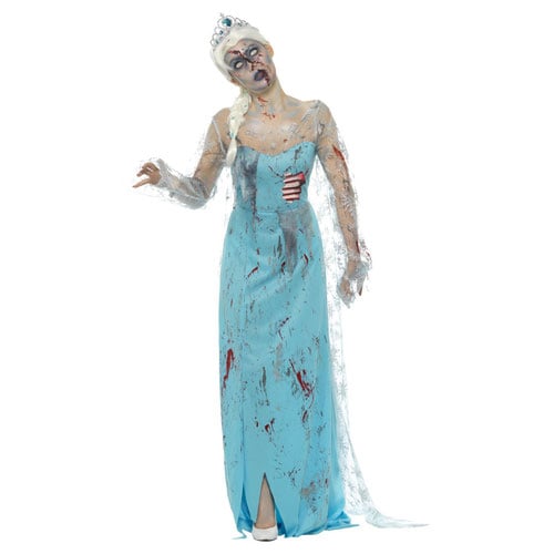 Zombie Froze to Death Blue Halloween Fancy Dress Costume Ladies Extra Small - UK 4-6 Product Gallery Image