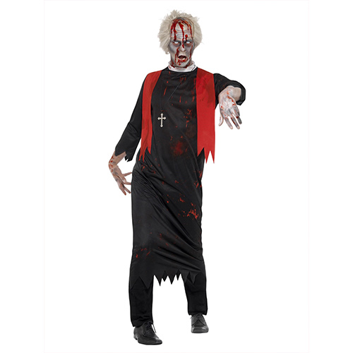 Zombie High Priest Fancy Dress Costume Adult Mens Medium / Large Product Gallery Image