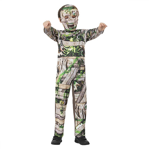 Zombie Mummy Fancy Dress Costume Kids Unisex Medium - Age 7-9 Product Gallery Image