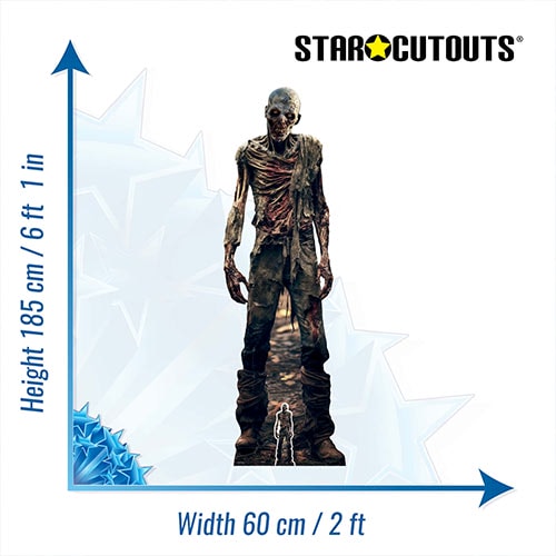 Zombie Skeleton Halloween Lifesize Cardboard Cutout 185cm Product Gallery Image