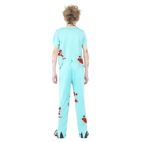 Zombie Surgeon Fancy Dress Costume Kids Unisex Medium - Age 7-9 Product Gallery Image