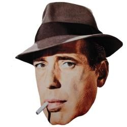 Humphrey Bogart Cardboard Face Mask