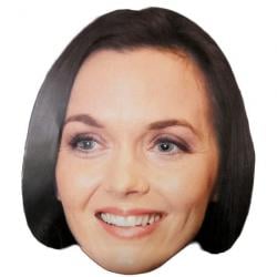 Victoria Pendleton Cardboard Face Mask