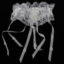 White Wedding Lace Garter