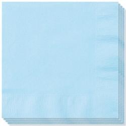 Baby Blue Napkins 40cm 2Ply - Pack of 100