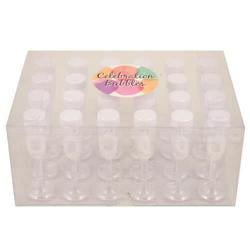 Champagne Flute Bubbles White 5ml Pack of 24