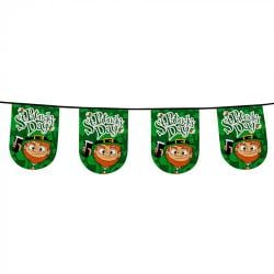 St Patricks Day Plastic Bunting 6m