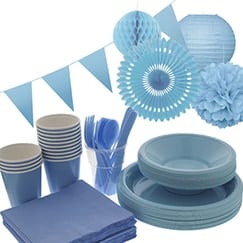 Baby Blue Party Supplies | Partyrama