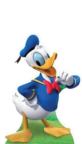 Donald Duck Lifesize Cardboard Cutout - 100cm Product Gallery Image