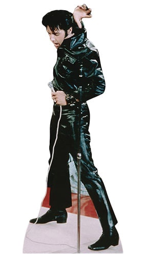 thumbnail image 2 of Elvis Presley 'The King' Tuxedo Cardboard Cutout – 178cm Tall Fun Party Prop 2 of 6