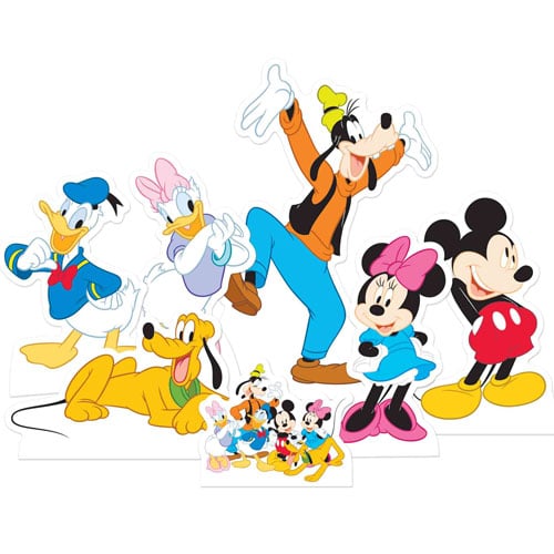 Mickey Mouse And Friends Table Top Cutout Decorations - Pack of 7 Gallery Image