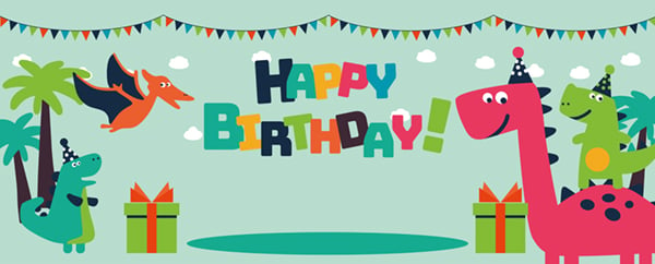 General Happy Birthday Personalised Banners