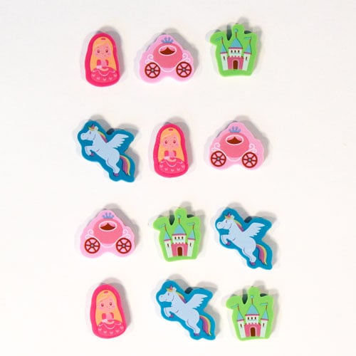 Girlie Novelty Erasers - Pack of 12 Product Gallery Image