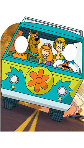 Scooby Doo Adventures Mystery Machine Van Stand In Lifesize Cardboard Cutout 134cm