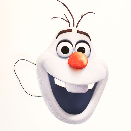 Disney Frozen 2 Olaf Cardboard Face Mask Partyrama